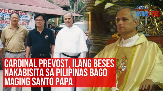 Cardinal Prevost, ilang beses nakabisita sa Pilipinas bago maging Santo Papa | GMA Integrated Newsfeed