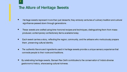 Sweet Legacy of Delhi: How Bansari Rao is Preserving India’s Heritage Through Traditional Sweets