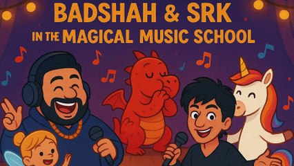 Rap & Role: Badshah aur SRK ka Magical Music School!  hindi urdu version🐉🦄🎤