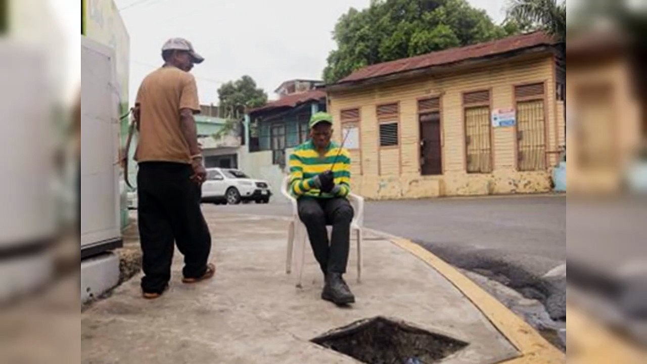 Cuidado con pisar cables eléctricos en la avenida México