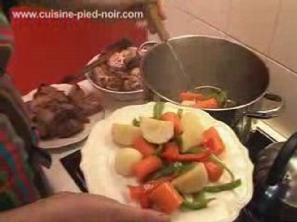 Préparation du couscous étape N°2