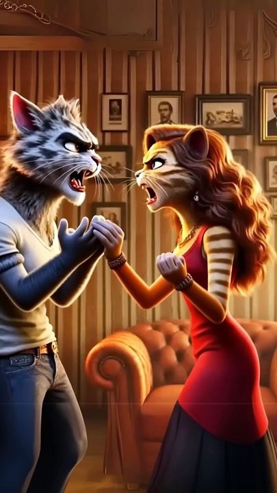 Cats 😺 Fight Story