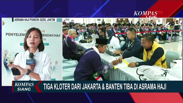 Sambut Kedatangan Kloter Haji, Begini Situasi di Asrama Pondok Gede Jakarta dan Embarkasi Surabaya