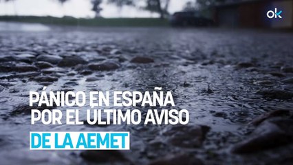 Pánico en España por el último aviso de la AEMET: alerta por «peligro importante» por tormentas muy fuertes en estas zonas