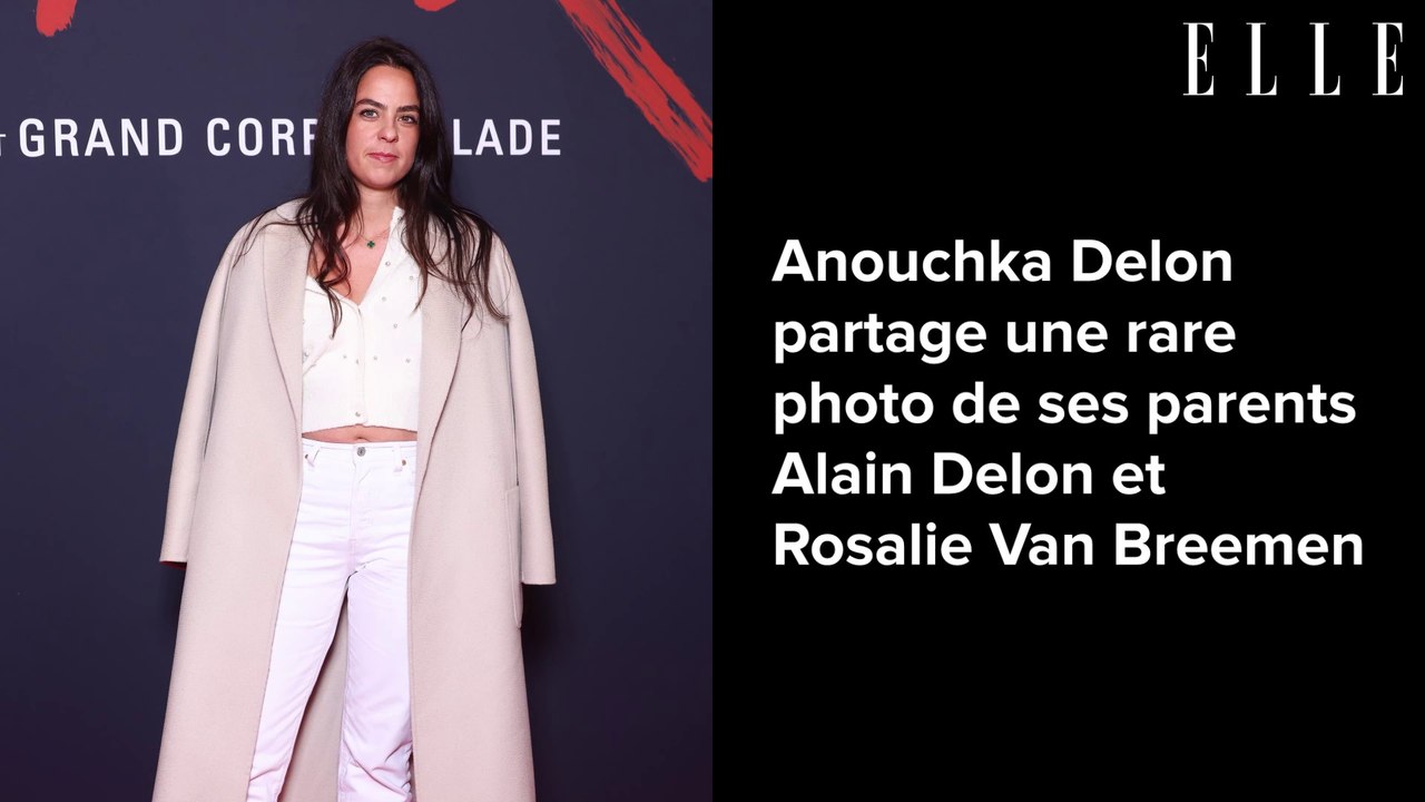 Anouchka Delon partage une rare photo de ses parents Alain Delon et Rosalie Van Breemen