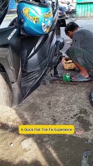 How to change the tires Honda Vario motorcycle