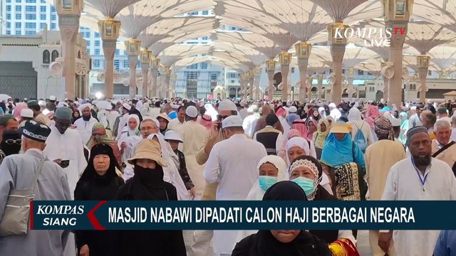 Masjid Nabawi Padat, Jemaah Indonesia Diimbau Selalu Bawa Identitas Diri