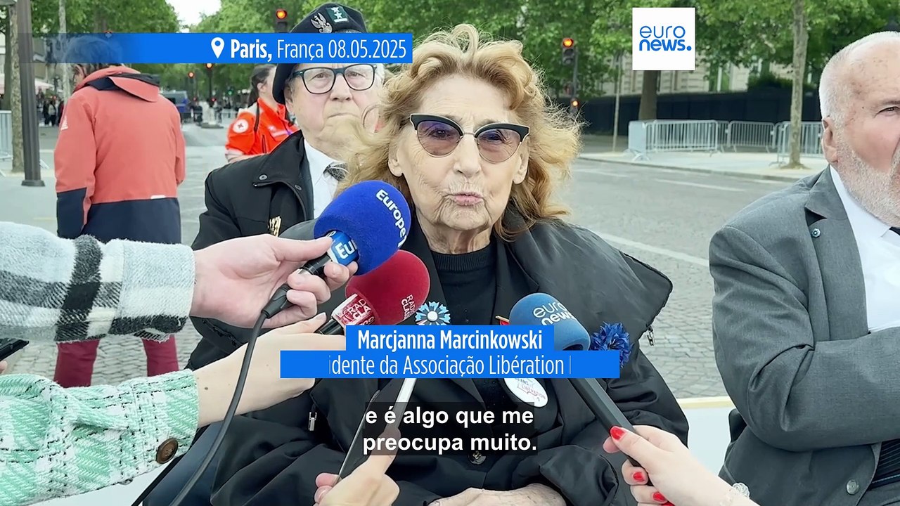 80 anos depois, os últimos veteranos franceses da II Guerra Mundial alertam para a necessidade de defender a paz