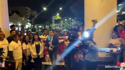 I cattolici peruviani celebrano l'elezione di Papa Leone XIV
