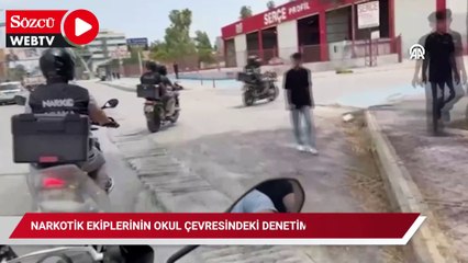Narkotik ekiplerinin okul çevresindeki denetimlerinde 43 zanlı gözaltına alındı