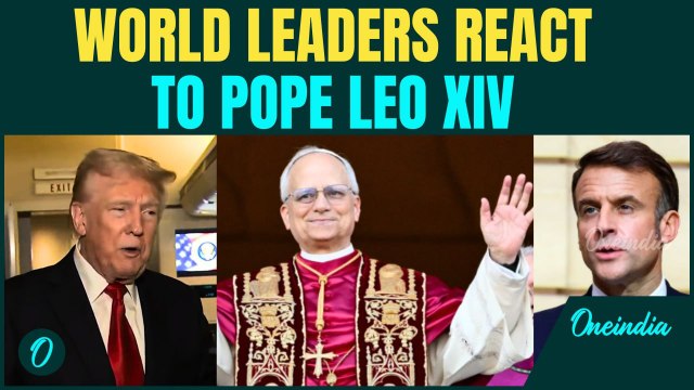 World Leaders from US to Ukraine REACT to Robert Prevost, First American Pope, as Leo XIV | WATCH