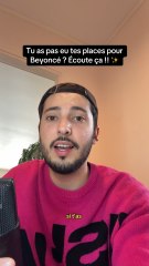 Tu as pas eu tes places pour Beyoncé ? Écoute ça !! ✨