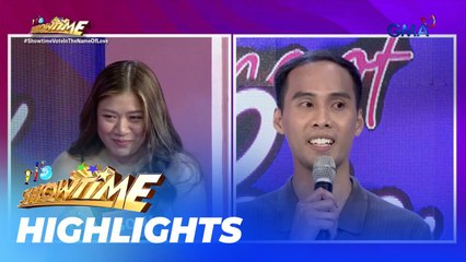 It's Showtime: Match mate, cute at clingy raw sa kanyang partner! (Step In The Name Of Love)