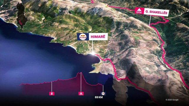Giro 2025, Etape 3 : Vlorë - Vlorë, parcours, profil et horaire - Cyclisme - Giro