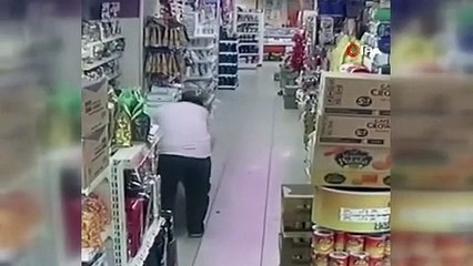 İstanbul'da garip soygun kamerada: Bakın neleri çaldı...