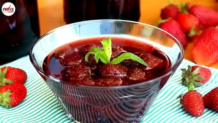 TAM ÖLÇÜSÜYLE Çilek Reçeli Tarifi