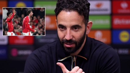 WATCH: Ruben Amorim talks Mason Mount, Amad and what Europa League glory would mean after Man United win