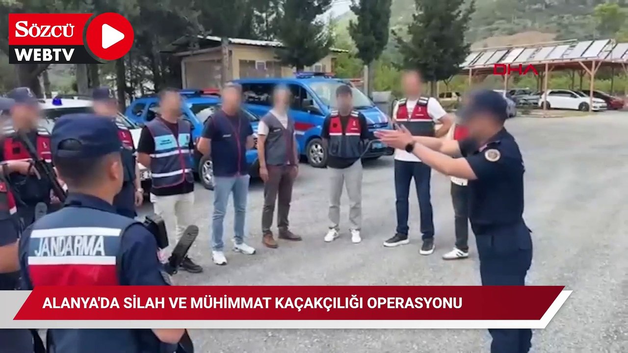 Alanya'da silah ve mühimmat kaçakçılığı operasyonu