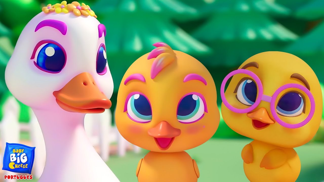 Cinco Patinhos Foram Passear 🦆 | Canção Infantil Divertida por Zebra Português