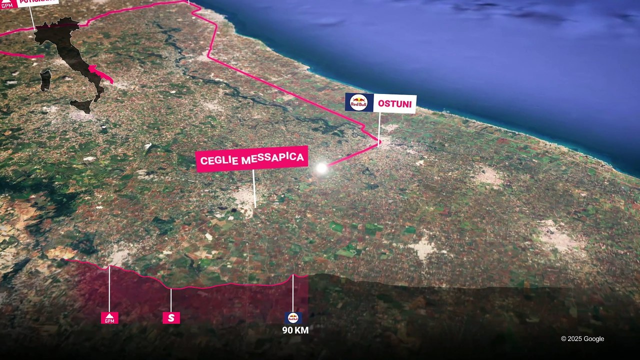 Giro 2025, Étape 4 :  Alberobello - Lecce, parcours, profil et horaire - Cyclisme - Giro