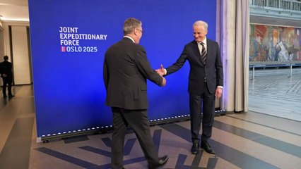 Starmer meets Norwegian PM Gahr Støre at security summit