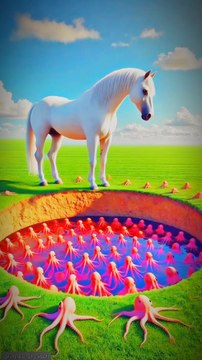 Horse falls into octopus-filled well! 🦑😭. #animals #firebrigade😱 #facebookviral #jalpari #foryouシ #BunnyAdventure #trend #amazingfacts #animation #indian #bestoftheday #trending #explore #cartoon #Amazing #shorts #AI #duck #animals @follwer @Highligh