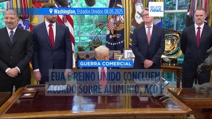 Reino Unido e EUA concluem acordo comercial com alterações para os setores automóvel e agrícola