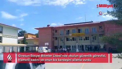 Lisede silahlı saldırı! Abla kardeşe kurşun yağdırdı