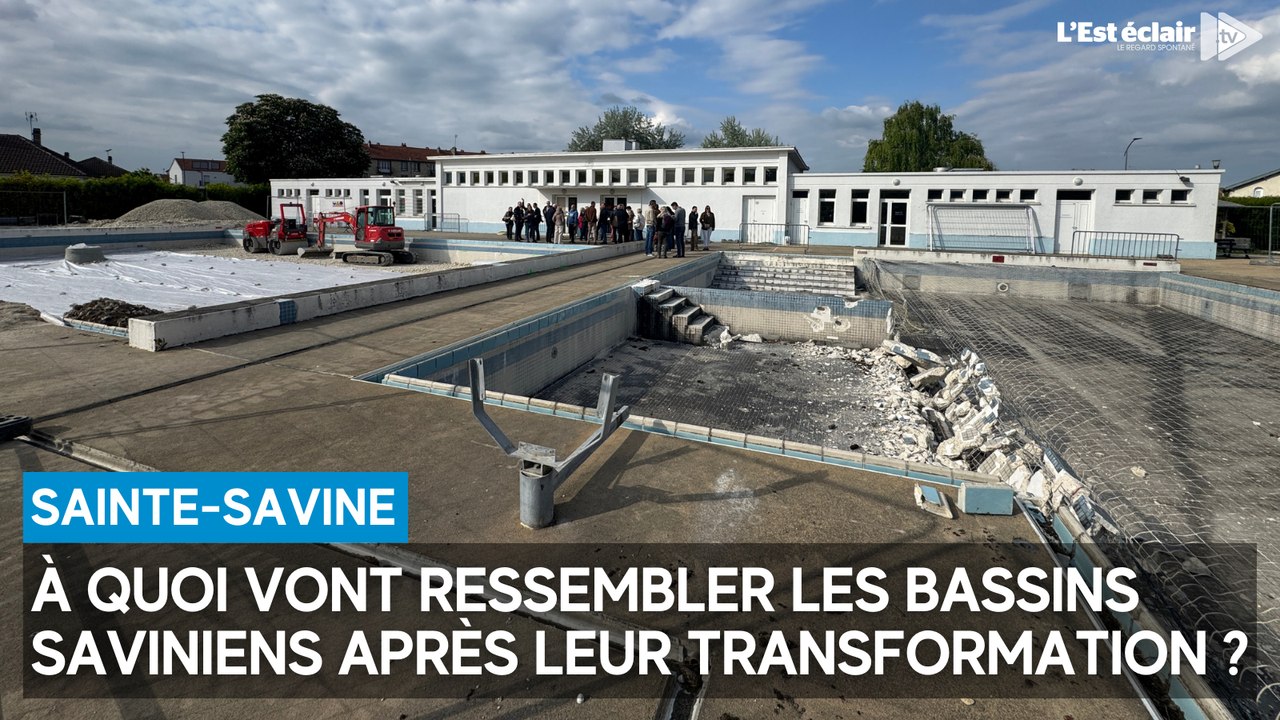 En quoi va se transformer l'ancienne piscine de Sainte-Savine ?