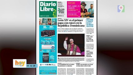 Titulares prensa dominicana viernes 09 de mayo 2025 | Hoy Mismo