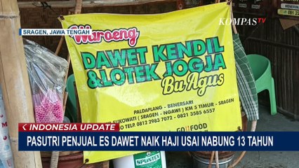Nabung 13 Tahun, Ini Cerita Haru Pasutri Penjual Es Dawet di Sragen Naik Haji