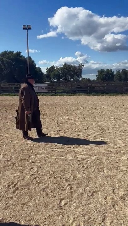 Back stage Maggie & Jeff - western clip