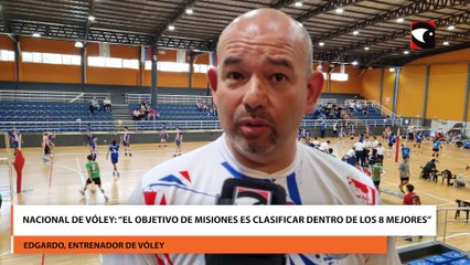 Nacional de vóley el objetivo de misiones es clasificar dentro de los 8 mejores