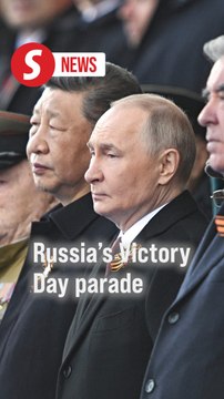 Foreign and Russian troops march in Victory Day parade graced by Putin and Xi