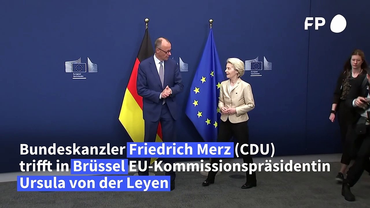 Merz zu Antrittsbesuch in Brüssel