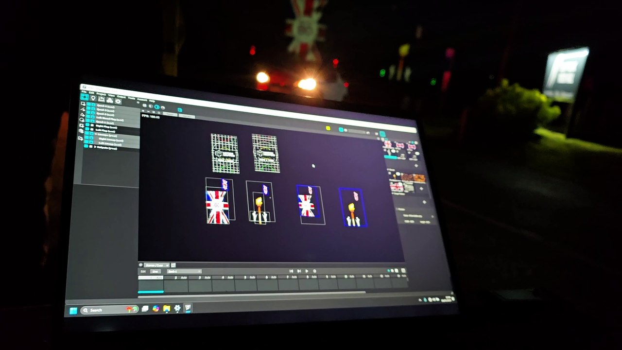 VE Day marked with projection on Orwell Bridge outside Ipswich