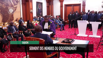 [#Reportage] Gabon : serment des membres du gouvernement