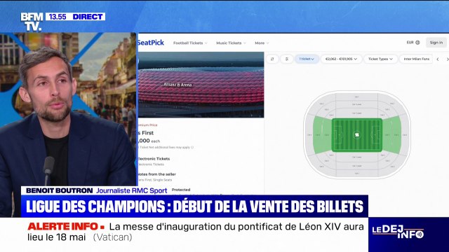 Football: la billetterie pour la finale de la Ligue des Champions entre le PSG et l'Inter Milan est ouverte