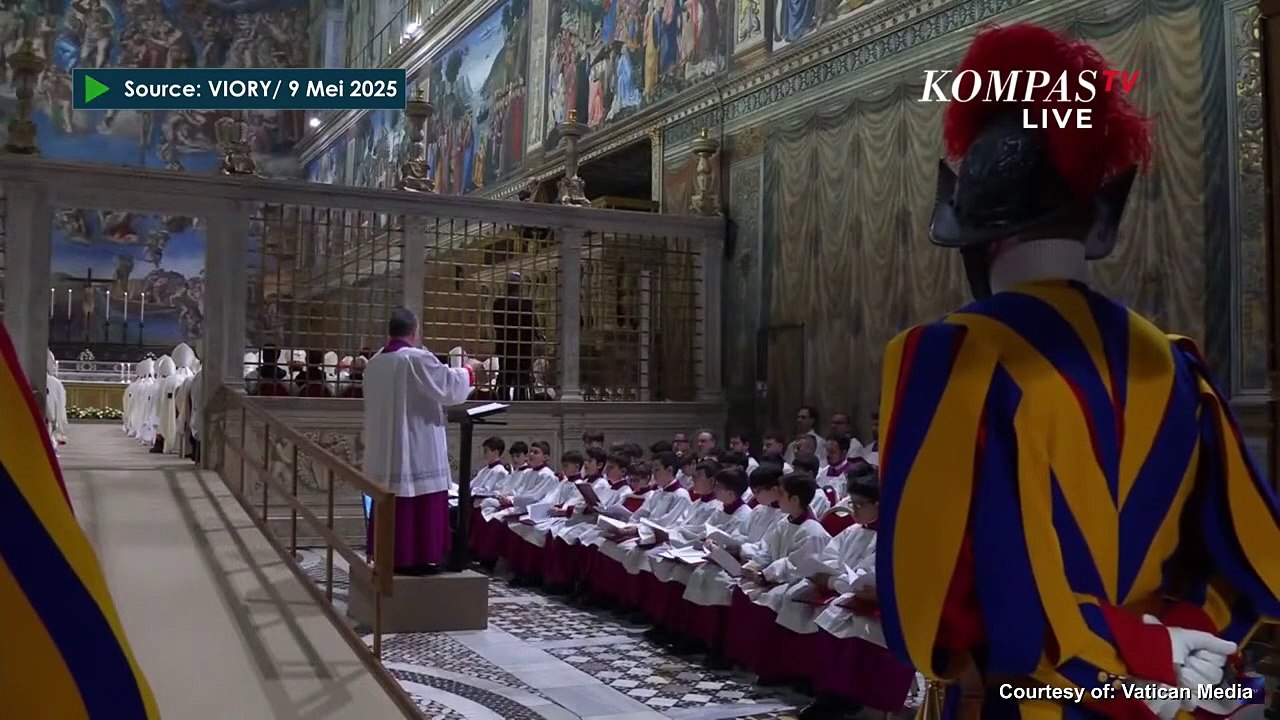 [FULL] Perdana! Paus Leo XIV Pimpin Misa di Vatikan bersama Para Kardinal