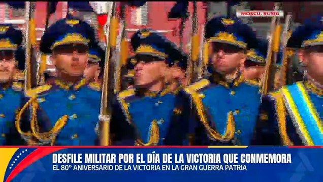 Rusia celebra con gran desfile militar el 80° aniversario de la Victoria en la Gran Guerra Patria