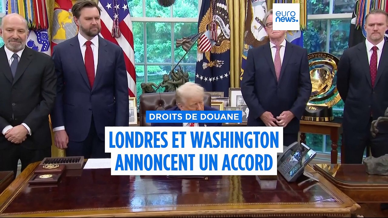 Droits de douane : les États-Unis et le Royaume-Uni concluent un accord commercial dans plusieurs secteurs