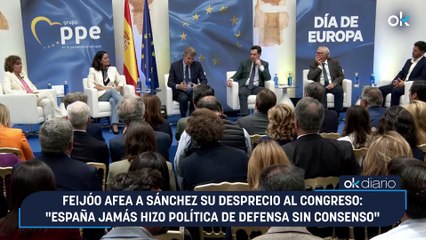 Feijóo afea a Sánchez su desprecio al Congreso: "España jamás hizo política de Defensa sin consenso"