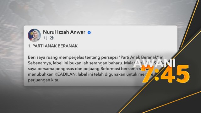 Nurul izzah sah bertanding Timbalan Presiden PKR