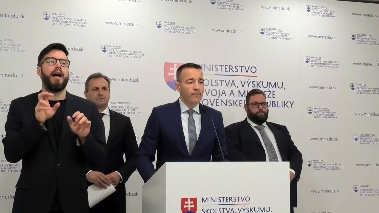 ZÁZNAM: T.Drucker predstavil plány v odbornom vzdelávaní, tzv. priemyslovky čakajú zmeny
