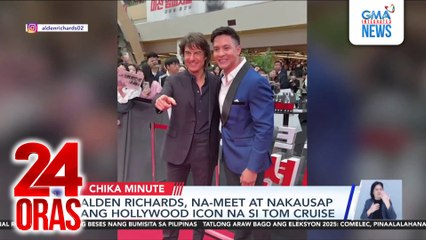 Alden Richards, na-meet at nakausap ang Hollywood icon na si Tom Cruise | 24 Oras