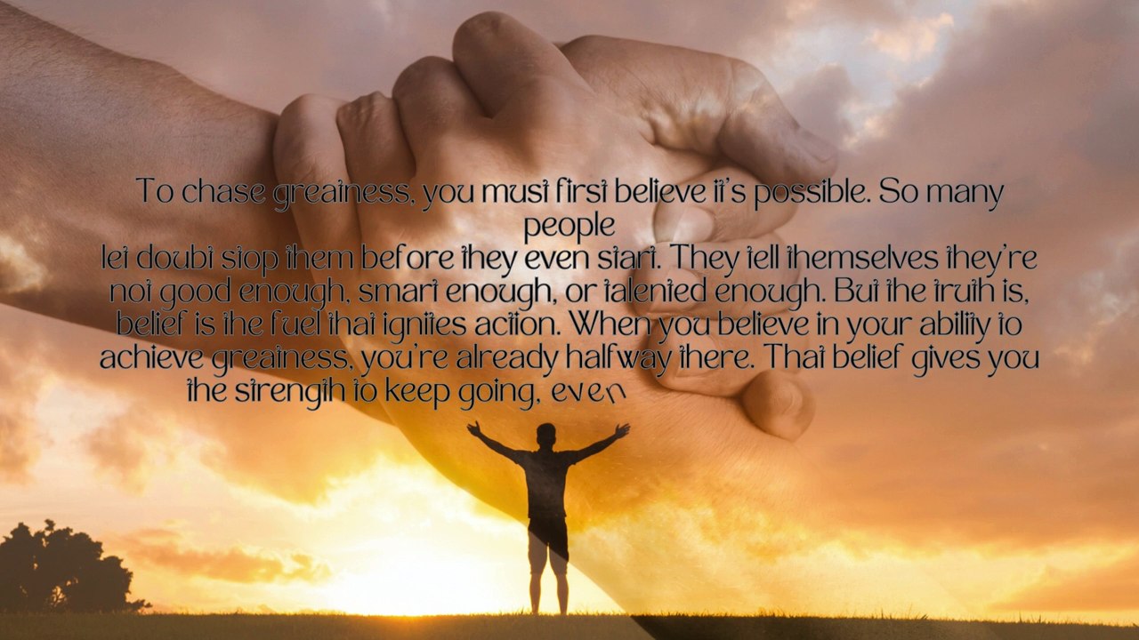 "Chase Your Greatness | Daily Motivation for Personal Growth & Success" #successmindset #quotes