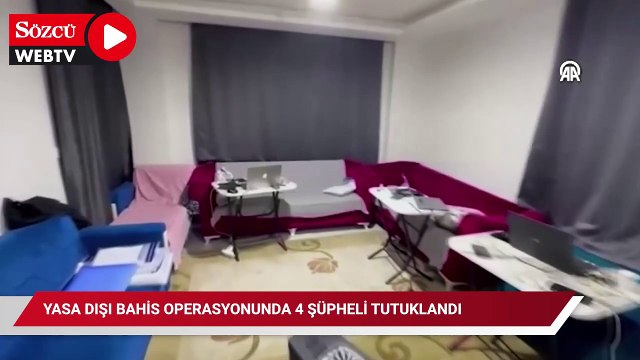 Yasa dışı bahis operasyonunda 4 şüpheli tutuklandı