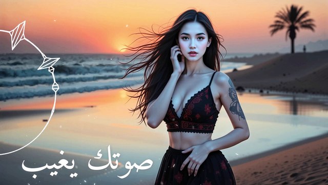 صوتك يغيب | أغنية عربية حزينة 2025 | موسيقى شوق وحزن مع العود والقانون