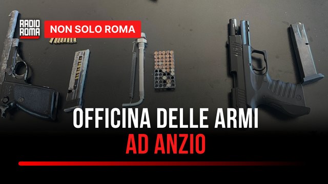Anzio, officina fai da te con pistole e munizioni: arrestato “l’artigiano” delle armi