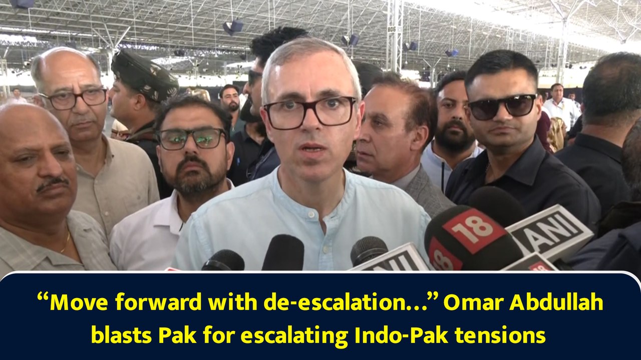 “Move forward with de-escalation…” Omar Abdullah blasts Pak for escalating Indo-Pak tensions